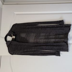 Hooded Roxy crochet cardigan